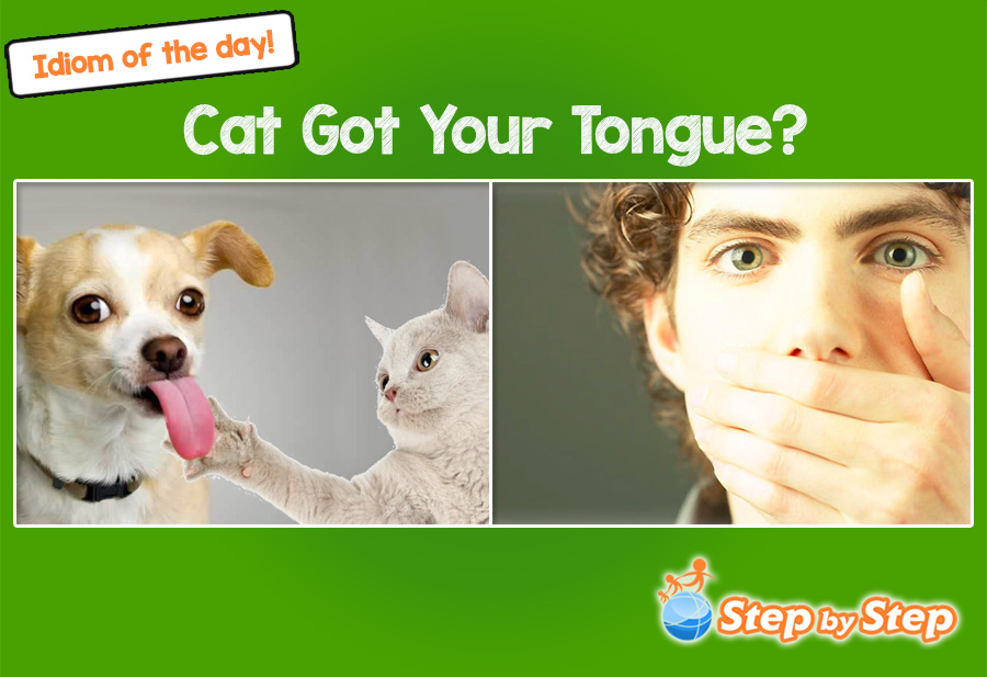 cat got your tongue idiom of the day