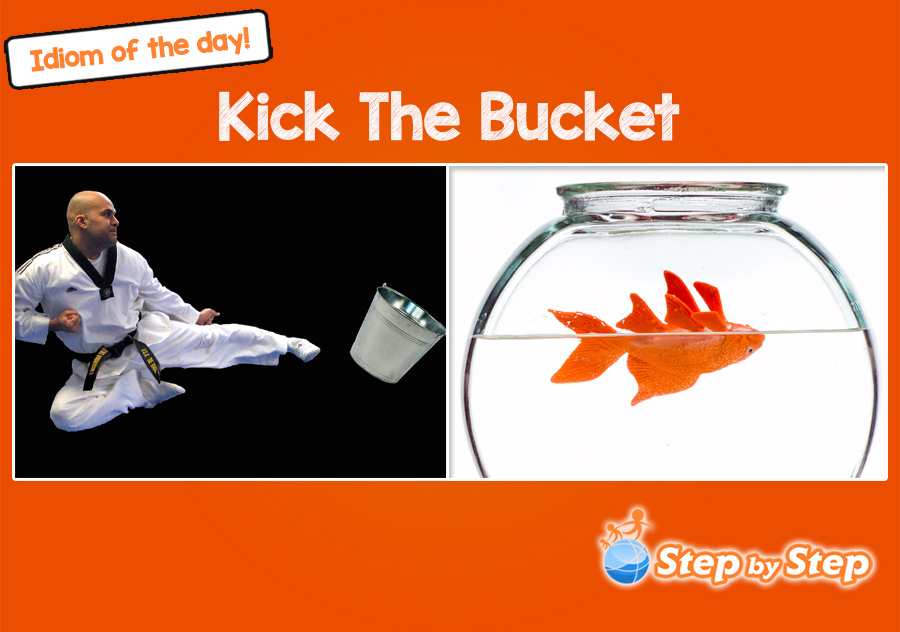 Kick the bucket idiom