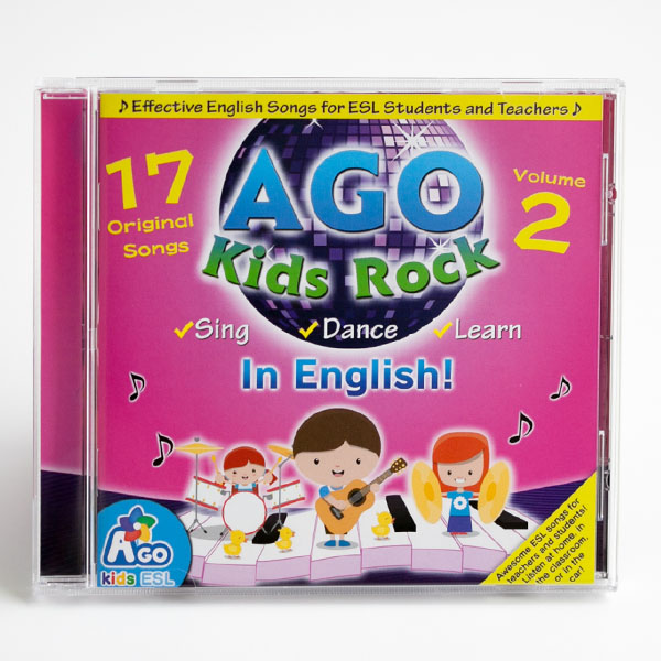 AGO Kids Rock Volume 2 ESL Songs and Music CD