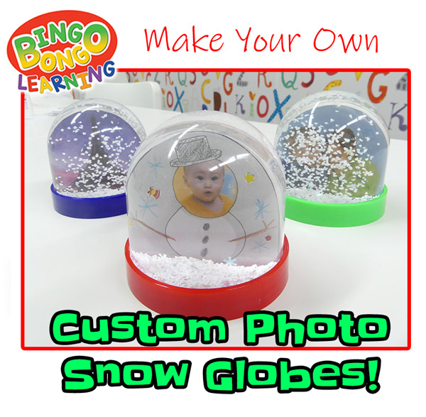 custom photo snow globes